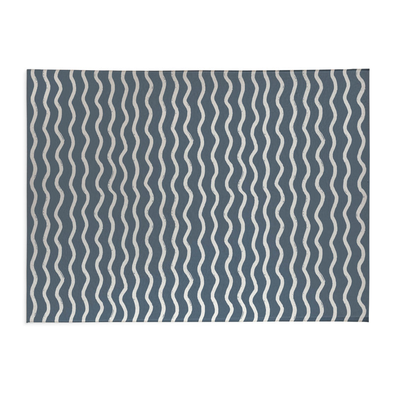 Wiggle Row Activity Mat, Blue, Rectangle 3' x 5'