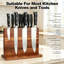 Fcbnposi Magnetic Knife Block
