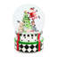 Santa and Rudolph Snow Globe