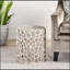 Modern Mesh Stool With Unique Abstract Pattern And Durable Aluminum Frame For Outdoor And Indoor Use
