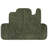 Mccluney Ultra Soft Traditional Nylon 5 Piece Bath Rug Set with Non-Slip Backing-993199587