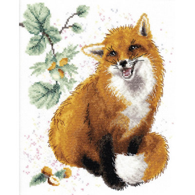 Trousse de broderie au point de croix compté Renard M-529C