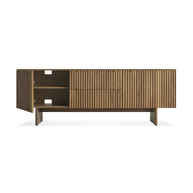 Murmur 80'' W Solid Wood Sideboard, Walnut