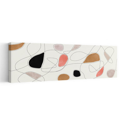Organic Abstract Shapes Abstract Contemporary Elegant Wall Art