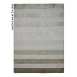 Rugby Striped Area Rug in Beige