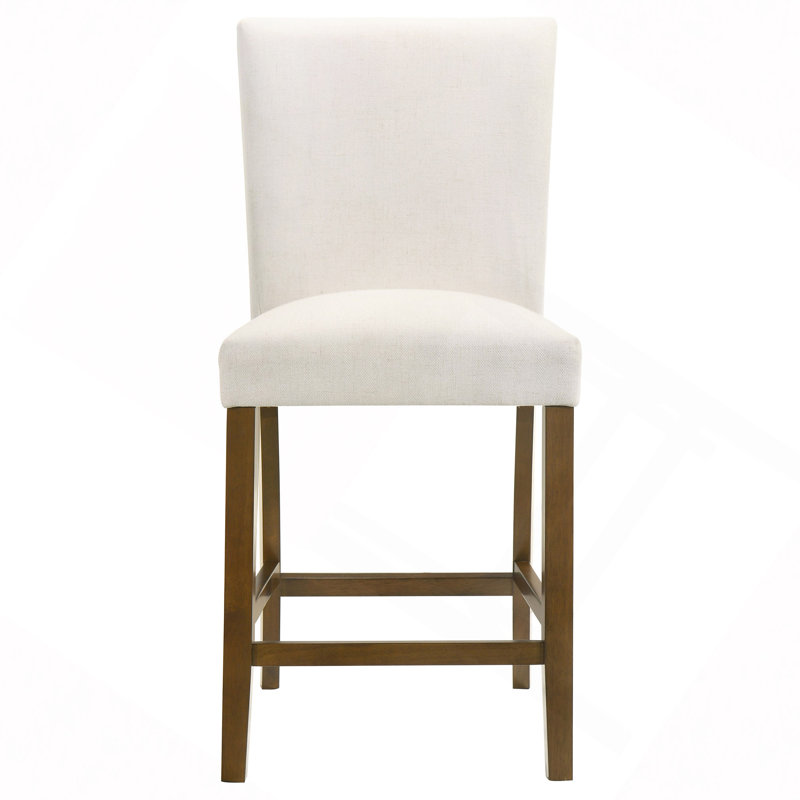 Ensemble de salle à manger à hauteur de comptoir, H 35,75 po x l 48 po x P 48 po, Brun; beige / beige, Beige