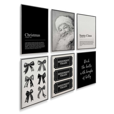 Silent Night Collection Set of 6 Canvas Prints