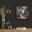 «Golden Circle Abstract 4» par Rey Klimt, art mural en métal-1756472866