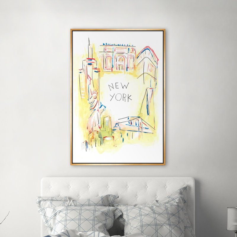 Map Me II Print by Nathan Novac, 53.5" H x 37.5" W x 1.5" D, Glass Coat