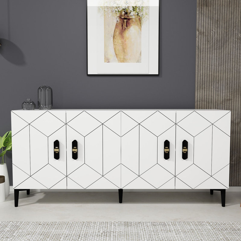 Olivia 150cm Console Table, White