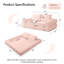 Canapé-lit pliable 81 po, divan-lit convertible 3-en-1-1556380397