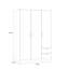 Rasheen Manufactured Wood Wardrobe