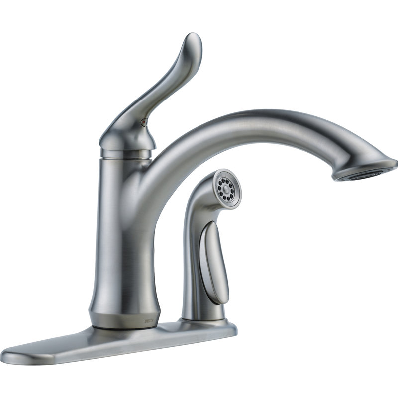 Distributeur d’eau chaud & froid linden à jet d’eau chaude et technologie diamond seal, Acier arctique