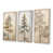 Cadre flottant brun