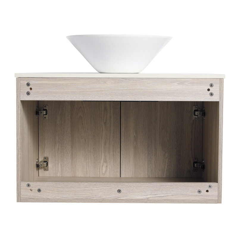 Ensemble de meuble-lavabo moderne 30 po avec lavabo en céramique
