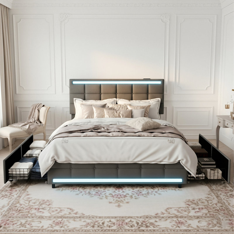 Upholstered Storage Bed