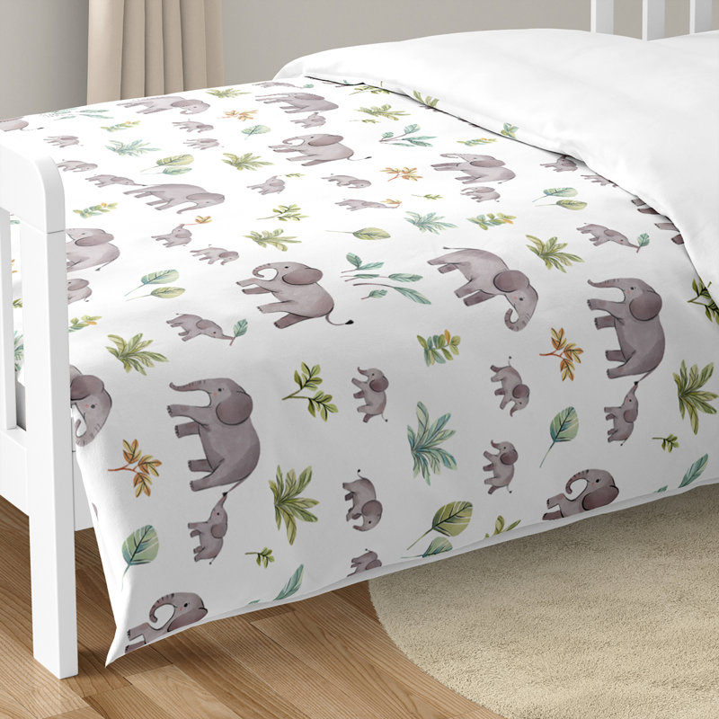 Ensemble de literie pour tout-petits 5 pièces Watercolor Elephants par Sweet Jojo Designs