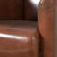 Fauteuil demi-tonneau en cuir Vicenza