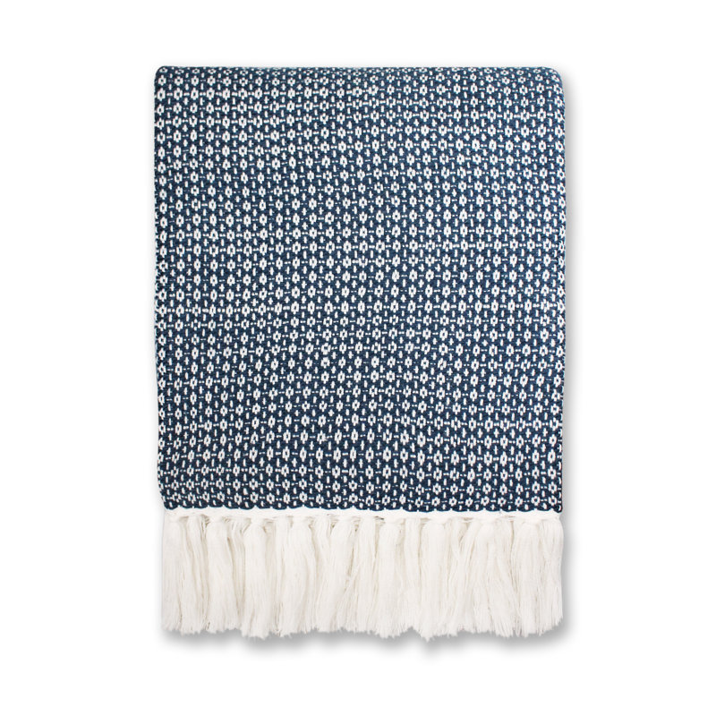 Trill Throw Blanket, Rich Navy