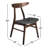 Hartford Dining Chair in Warm Gray/Walnut