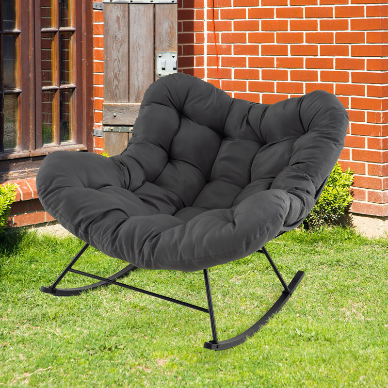 Outdoor Chair, Dark Grey