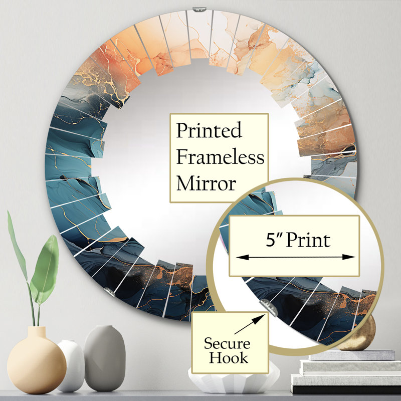 Miroir mural Ovellette, 24 po x 24 po