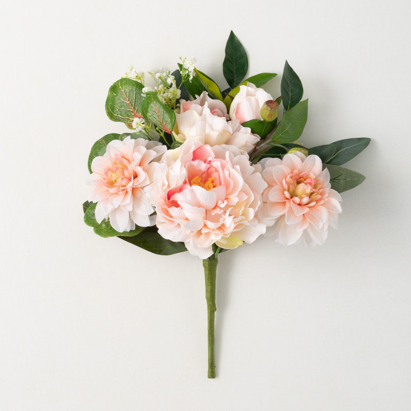 Buisson de pivoines 17,5 po rosé