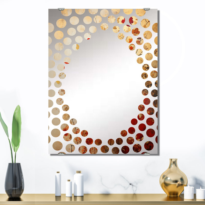 Erving - Miroir mural abstrait Botanicals MIR136432, 32 po x 24 po, Erving - Botanicals abstraits