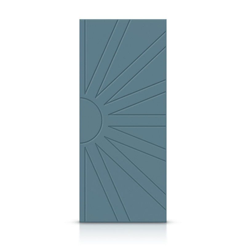 Panelled Manufactured Wood Standard Door, Dignity Blue, 24" x 80"