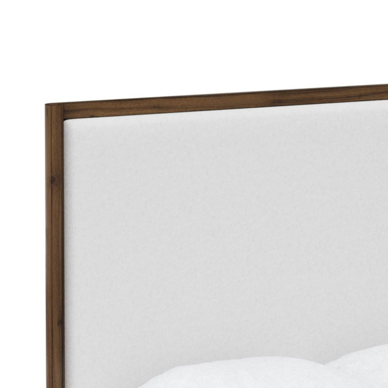 Lit rembourré en noyer