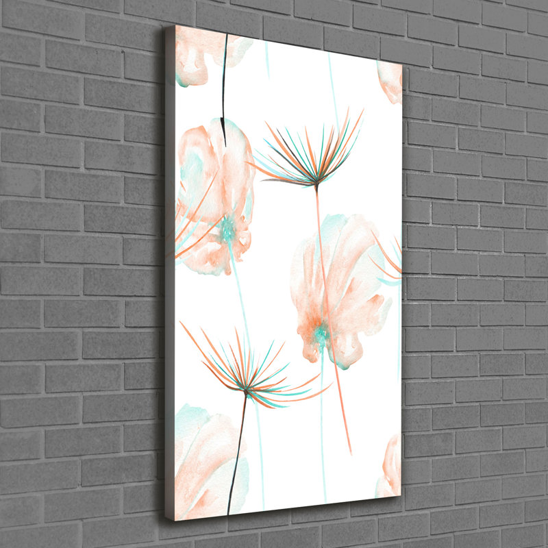Field Flowers - Wrapped Canvas Print