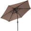 Martigues 2.5m Traditional Parasol with Lights-358898751