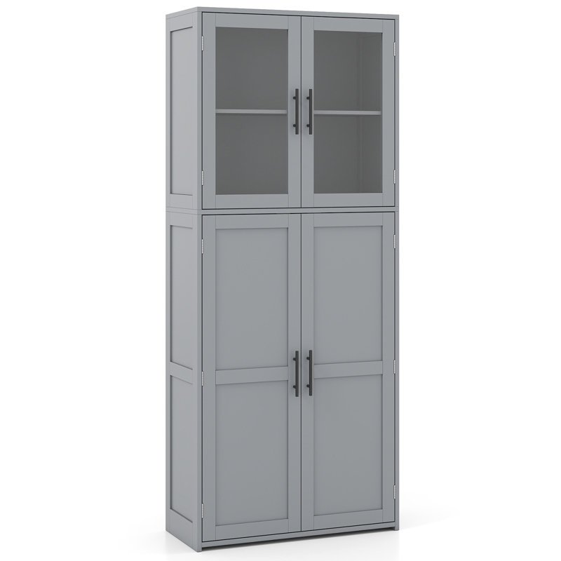 Freestanding Bathroom Cabinet, Gray