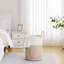 Panier à linge 58L, panier à linge en corde de coton, panier en osier pliable, brun-771799023