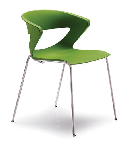 Chaise d'invité Kreature, vert