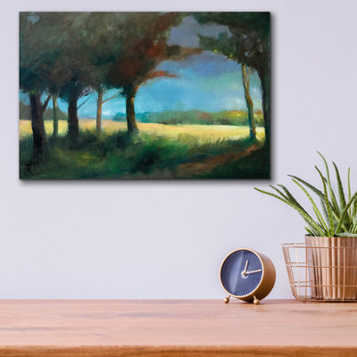 Art mural en verre Winston Porter «Meadow» par Jan L. Waldron