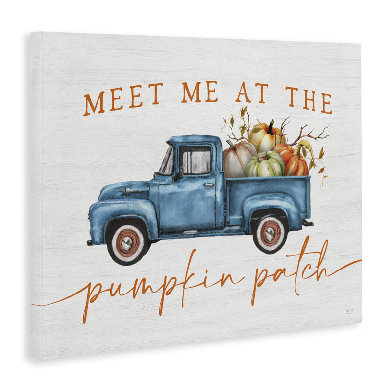 «Meet Me Pumpkin Patch Canvas» par Lux + Me Designs, H 16 po x l 20 po