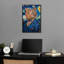 «Starry Night Van Gogh Cat», impressions sur toile de chat excentrique par Notoriart-104455103-104455088