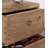 Retro-Style Solid Walnut Bedside Table With Storage Drawers Suitable For Bedrooms.
