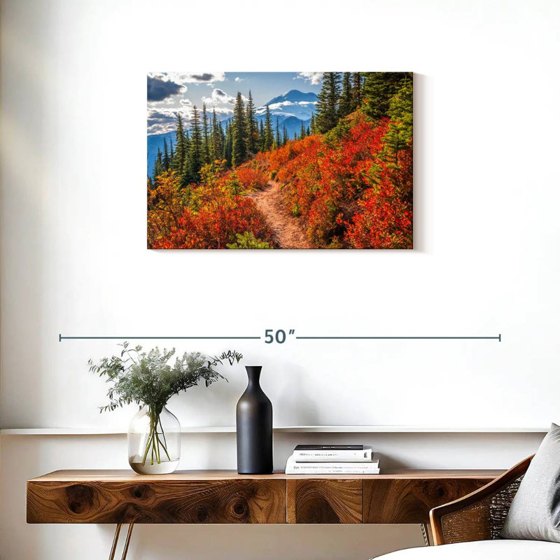 Feuillage d'automne Alvord Mt. Rainier, H 20 po x l 30 po