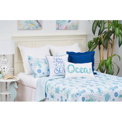 Outlook Beach Coastal Beach Quilt Set