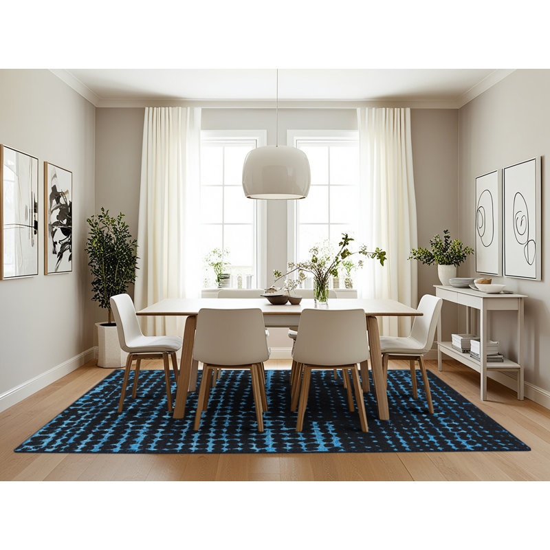 Tapis abstrait moderne 4395, Rectangle 7 pi x 10 pi