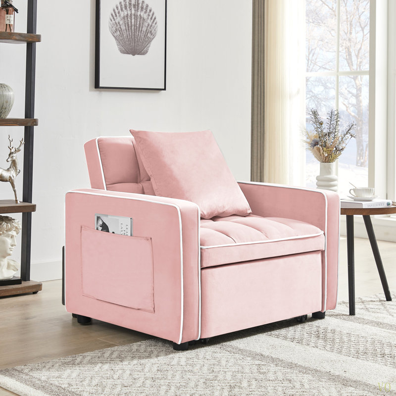 Trois-en-un Canapé-lit Canapé-lit pliant Dossier réglable dans un canapé Fauteuil inclinable Lit simple moderne pour adulte