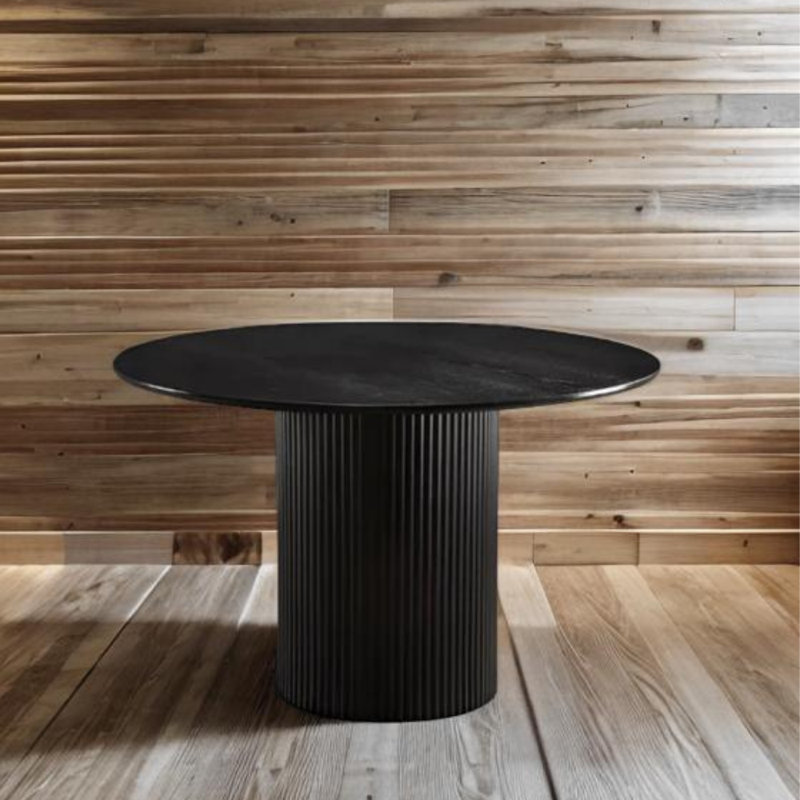 Table de salle à manger Nocturne, Noir