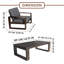 Ensemble de meubles de patio en aluminium 5 pièces avec 4 chaises-735319430-735319429