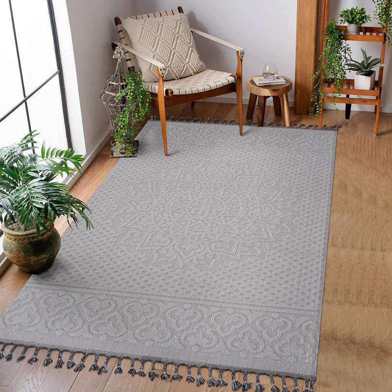 4X6 Indoor/Outdoor Area Rug, Rectangle 4' x 6'2"