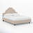 Knipe Upholstered Scalloped Bed-633272246-632229757