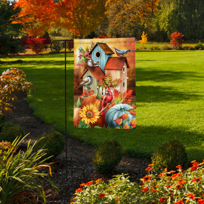 Drapeau de jardin d'automne