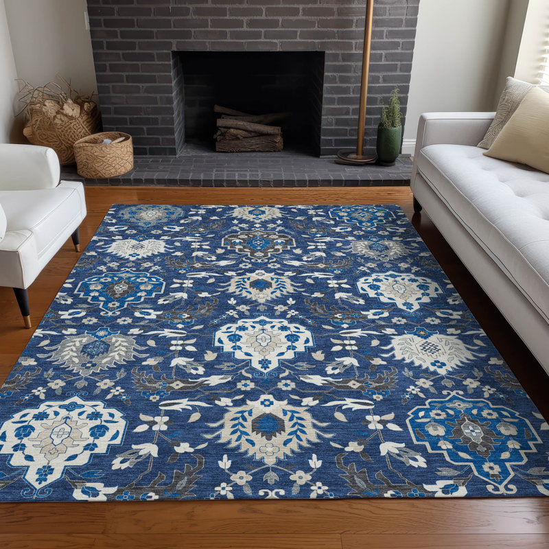  Machine Washable Indoor/Outdoor Chantille ACN1026 Rug, Rectangle 3' x 5'