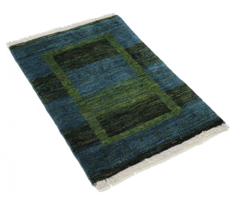 Multi color fine hand knotted Persian Gabbeh 2'2'' X 3'